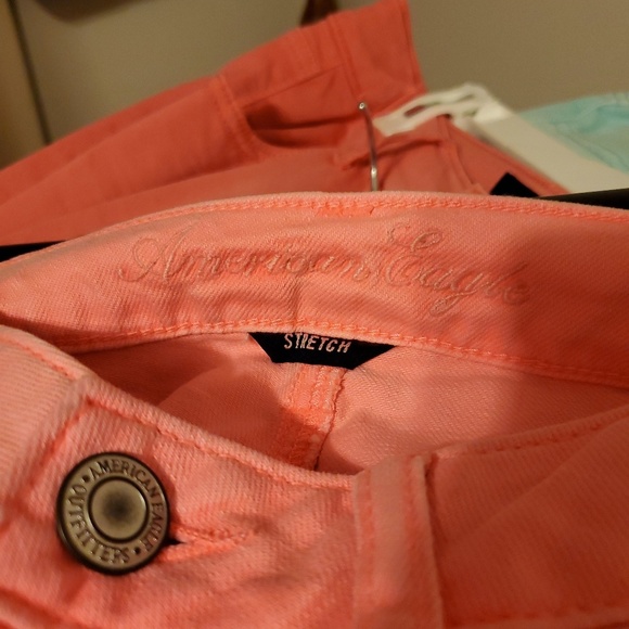 American Eagle Outfitters pink ripped Jeans 8 - Picture 6 of 7